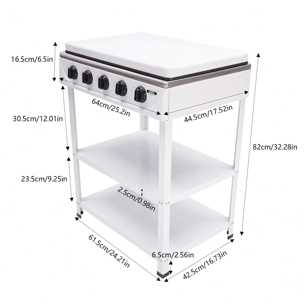  5 Burner Natural Gas Stove
