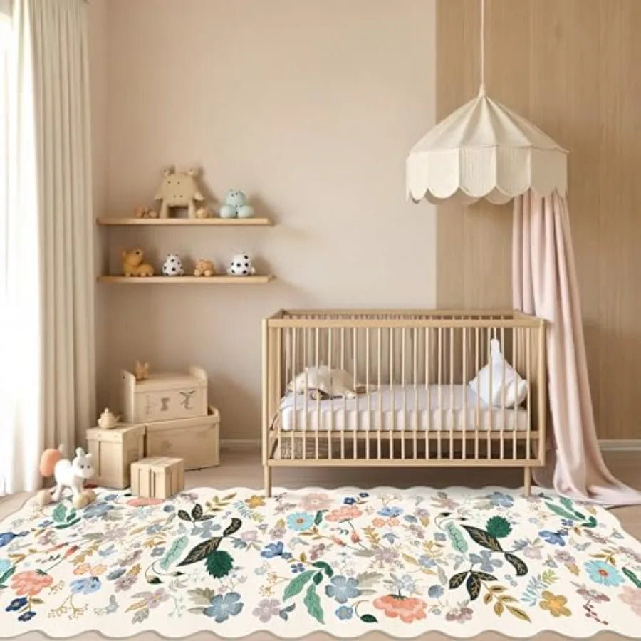 Indoor Floral Scalloped