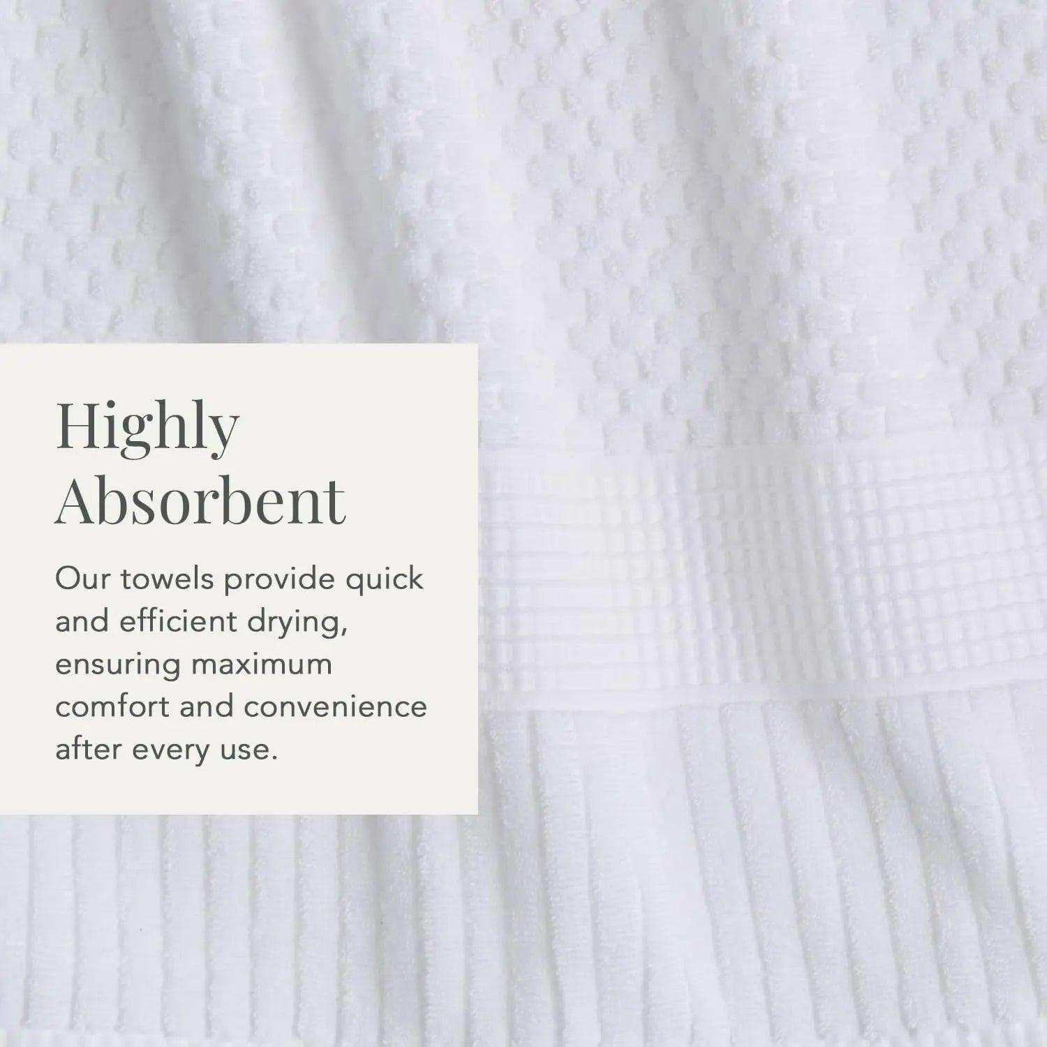 100% Cotton Bath Towel Set of 4- 30"x52"