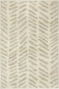 5x8 Washable Grey Graphic