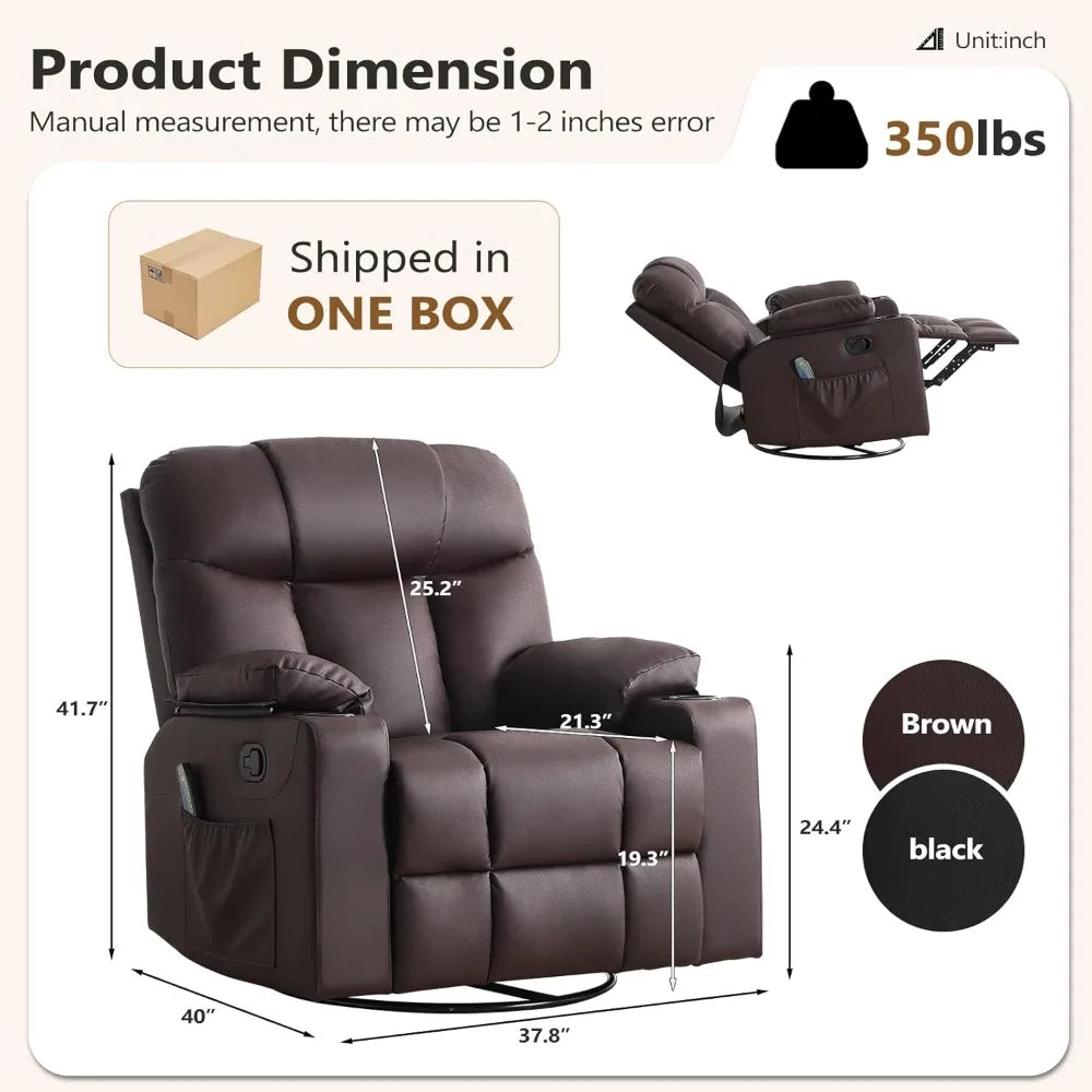Swivel Rocker Recliner Chair