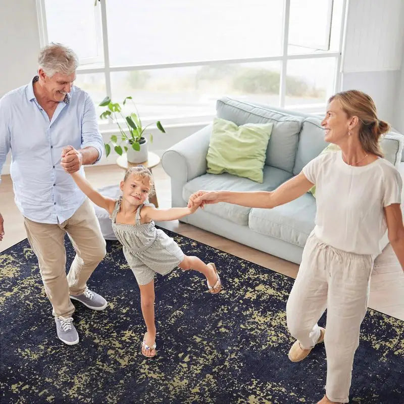 9x12 Washable Area Rug, Low-Pile