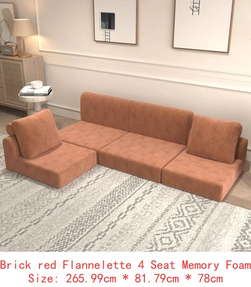 L-Shaped Cloud Sectional Sofa