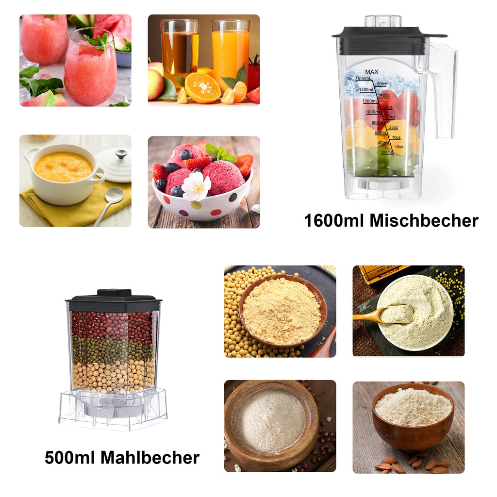 Digital BPA FREE 2L Automatic Program Commercial Blender
