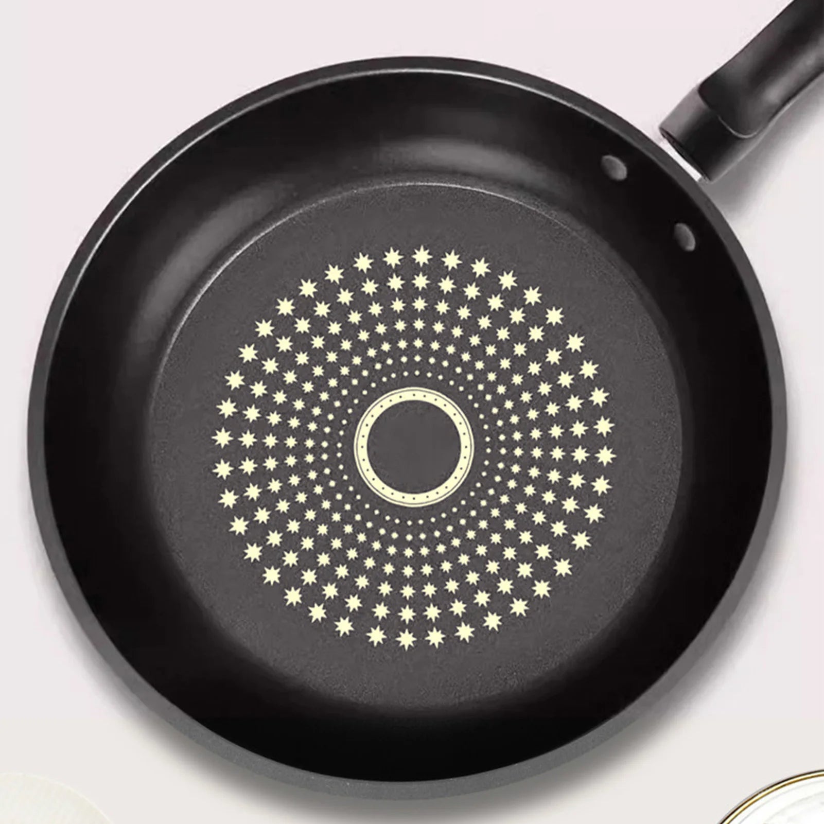 Nonstick Frying Pan Cast Iron Compatible with Induction