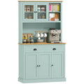 Kitchen Pantry Storage, MW Stand, 71 Open Countertop