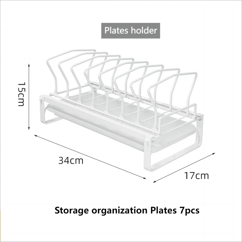 Stackable Drawer Bowls and Plates Organizer