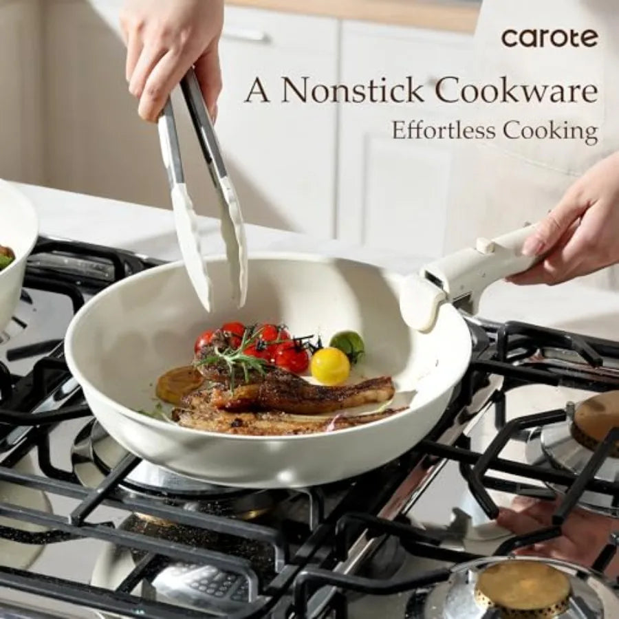 19pcs Pots and Pans Set, Nonstick Cookware