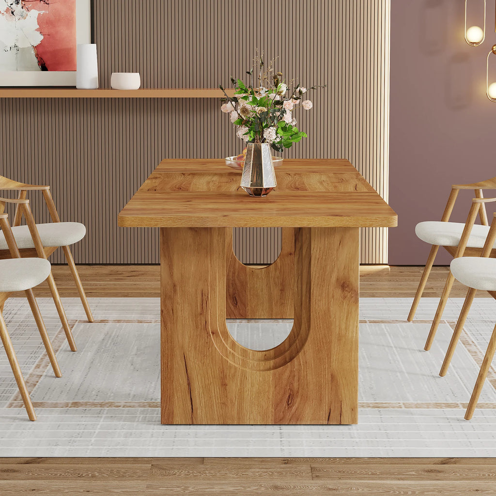 71"  Modern for 6 to 8 Wood Pedestal Base