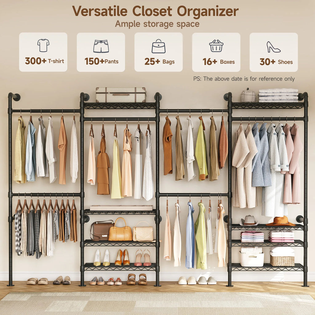 Wall Mounted Pipe Clothes Rack