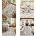9x12 Vintage Taupe Washable Soft