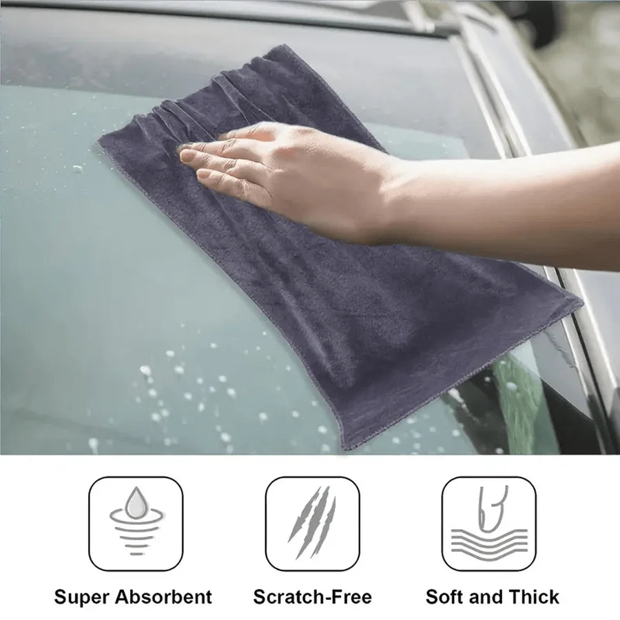 2/4/8pcs Microfiber Cleaning Cloths, Reusable &Washable