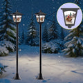 2 40" Christmas Mini Solar Lamps