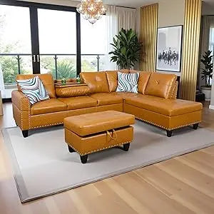 103.5" Oversized Sectional Couch L-Shaped