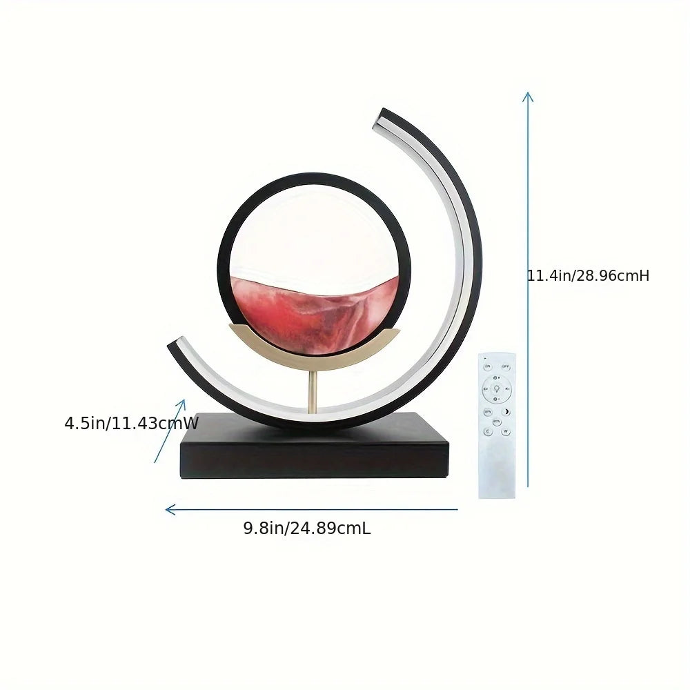 Moving Sand Art Picture-In- Motion Lamp