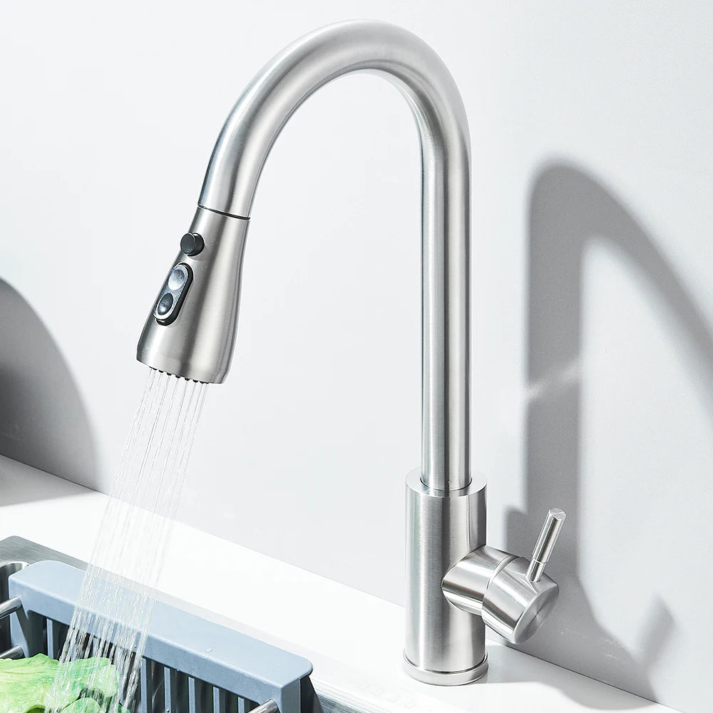 Brushed Nickel Pull-out Sprayer