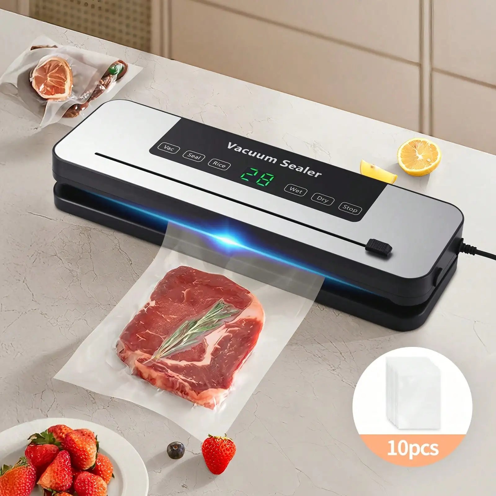 Easy-Use Vacuum Sealer Machine 2Modes