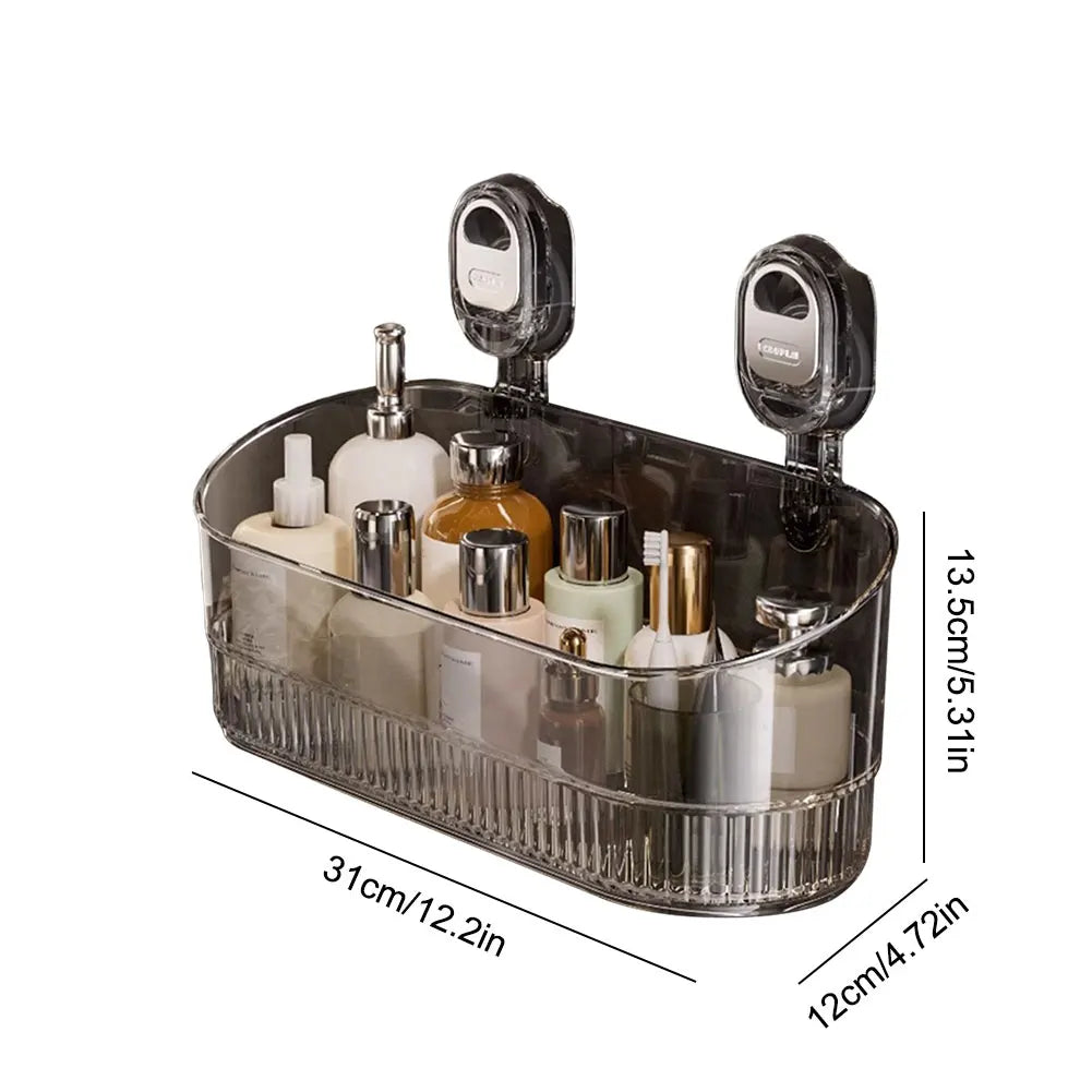 No Drill Bathroom Suction Storage Box