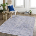 8x10 Washable Low-Pile Muted