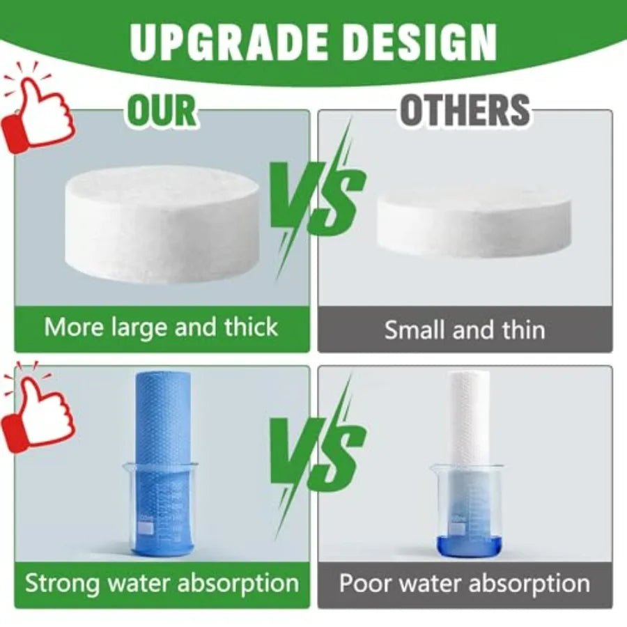 180 PCS Compressed Towel Mini Disposal