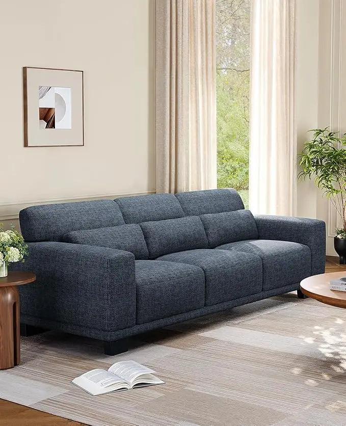89" Sofa 3-Seater Modern Deep Seats