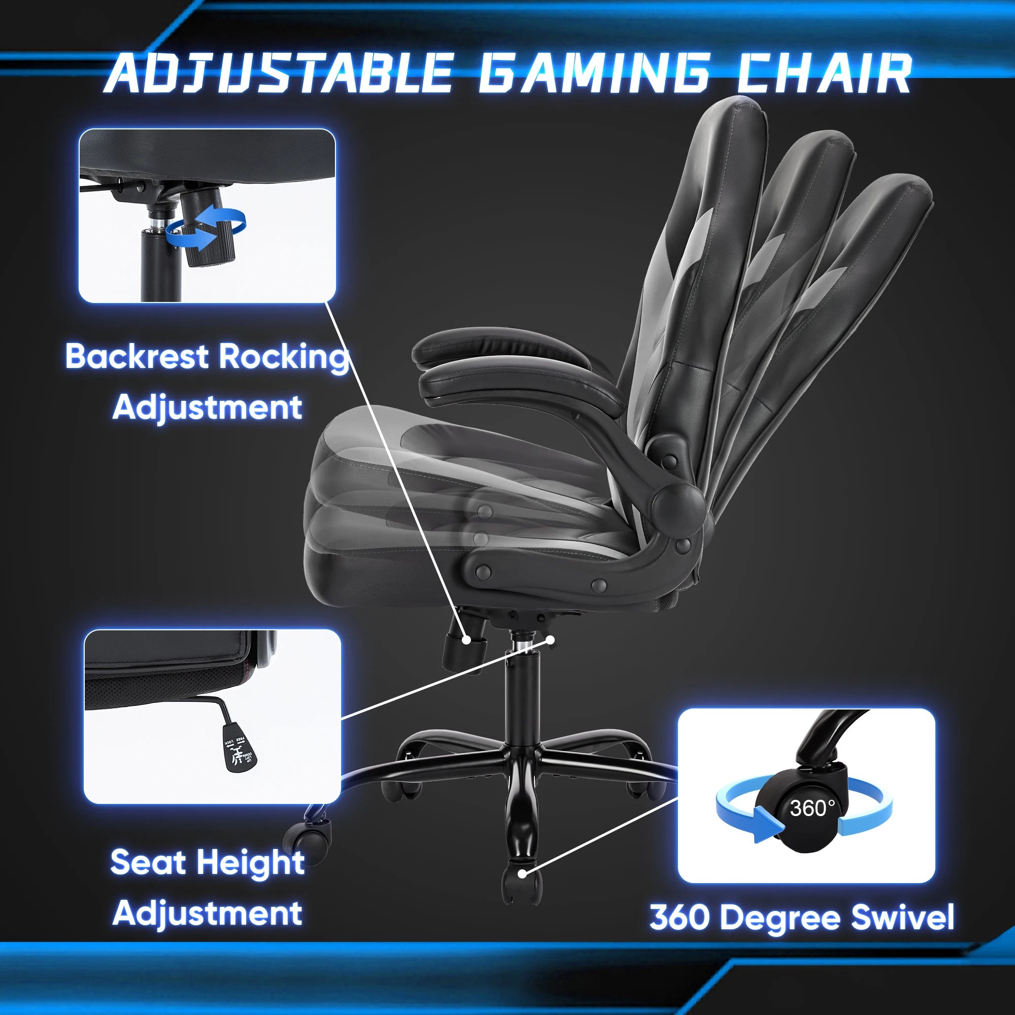 Ergonomic Office/Gaming Adjustable Chair