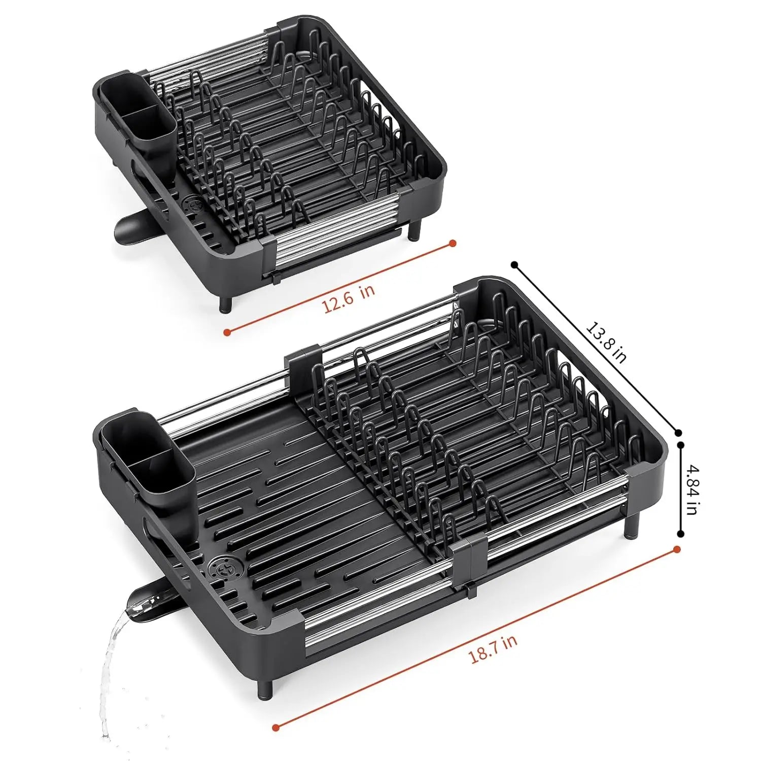 Expandable Dish Anti-Rust Aluminum