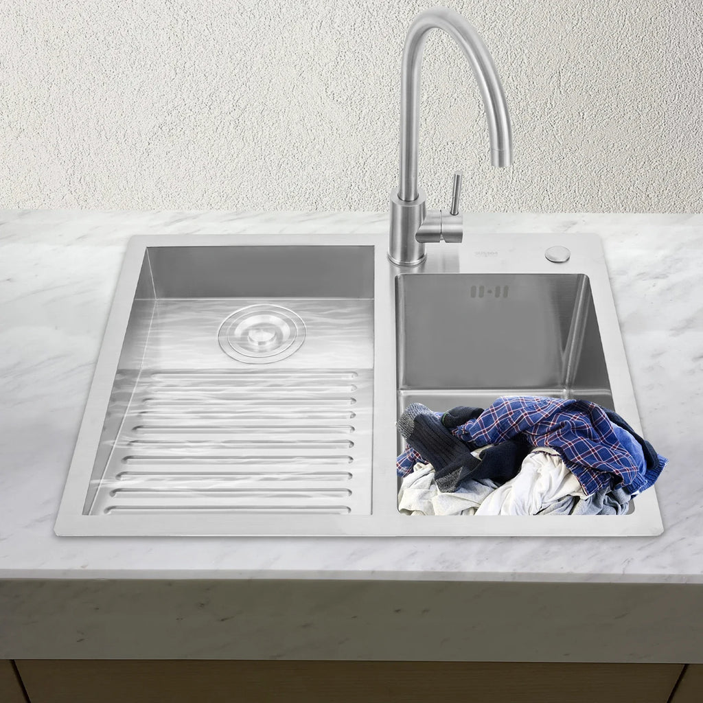 23.62" Modern Laundry Sink Stainless