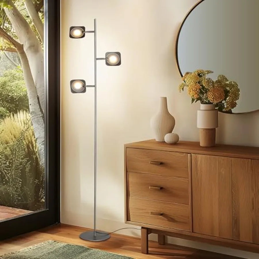 Dimmable 3 Arm Tree Lamp