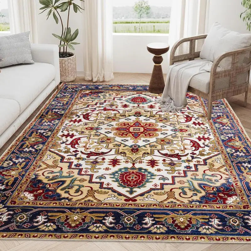 6x9 Vintage Bohemian Washable