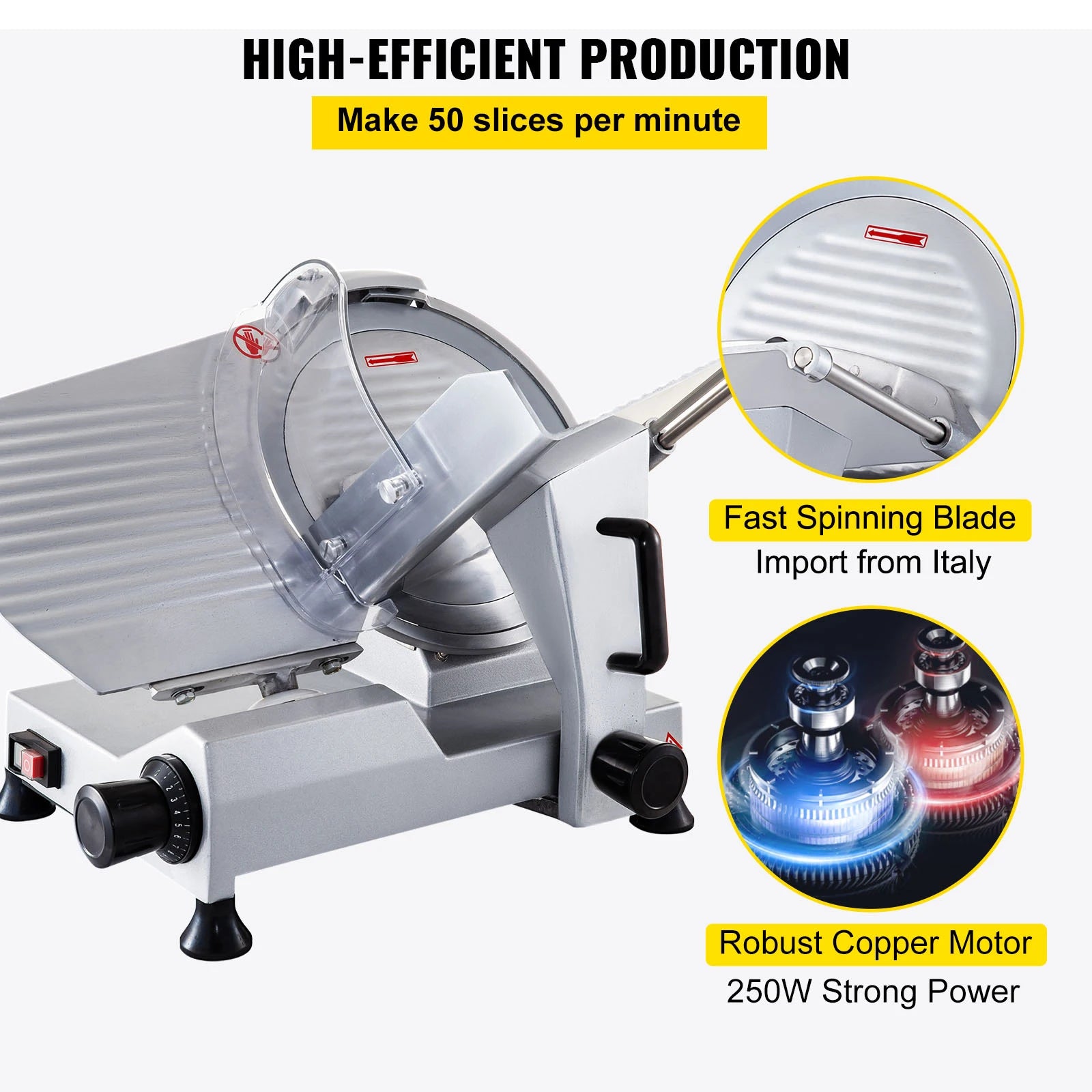 Commercial Meat Slicer 320W Electric Food 12"