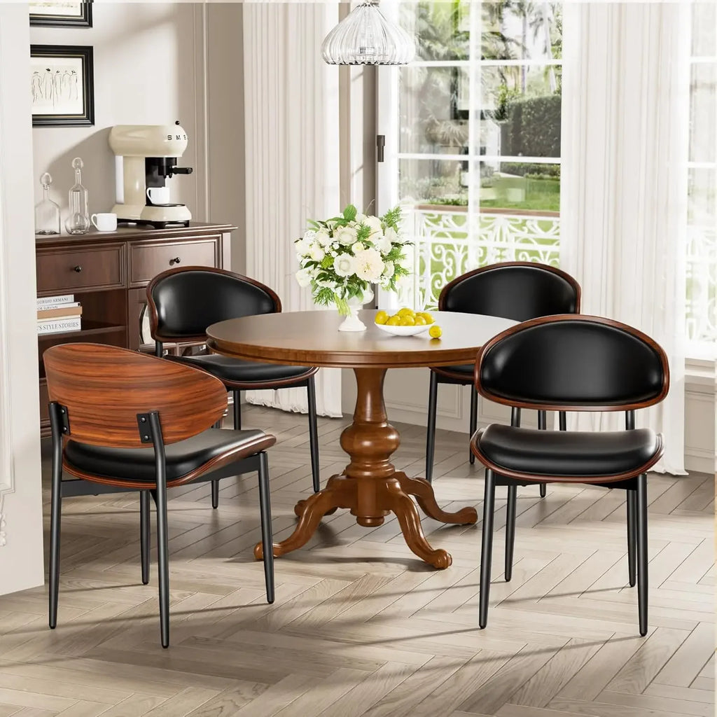 4 MCM Upholstered PU Leather