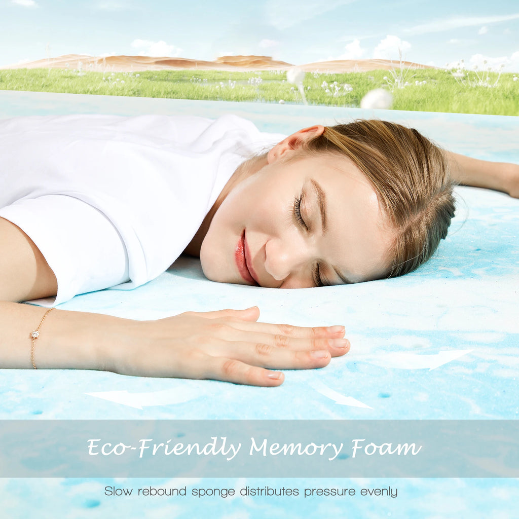 4 -Inch Memory Gel Foam Topper