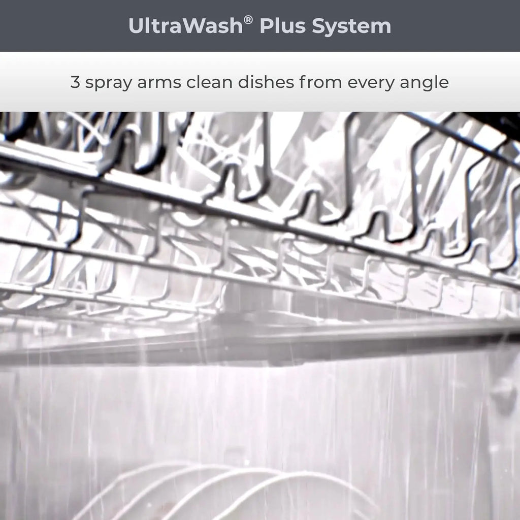 3-Rack Built-In Dishwasher Stainless Steel Tub
