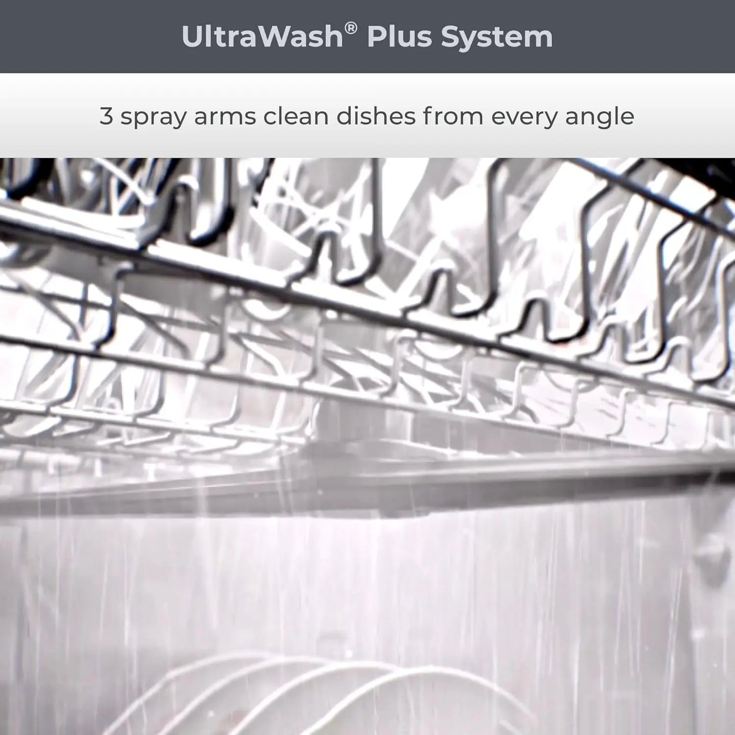 3-Rack Built-In Dishwasher Stainless Steel Tub