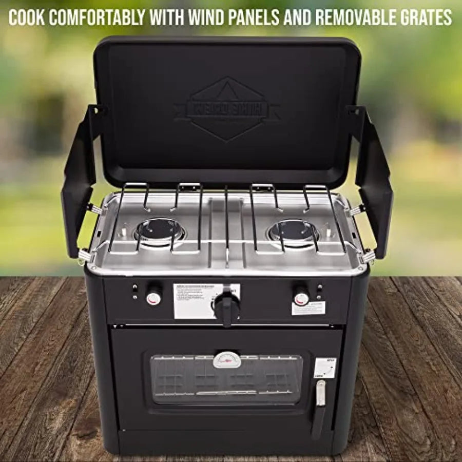 Outdoor Gas Camping Oven w/Carry Bag