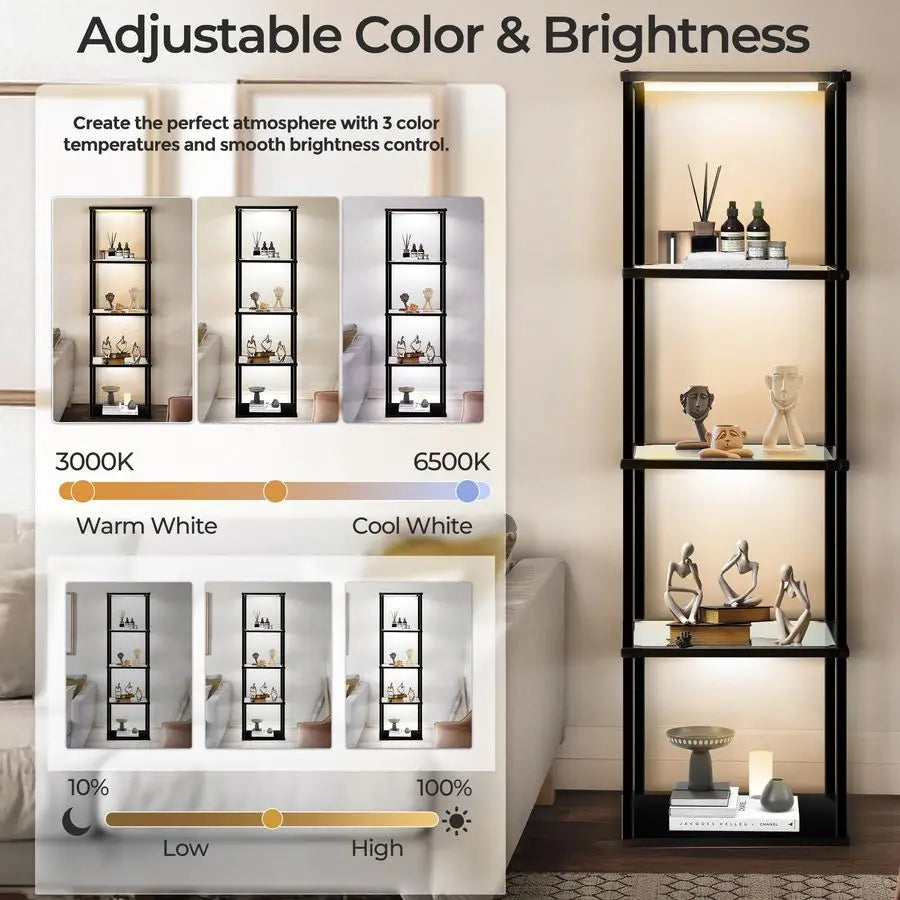 Sturdy Display Shelf LED Lamp