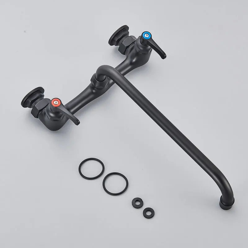 Matte Black Long Spout Wall Mounted