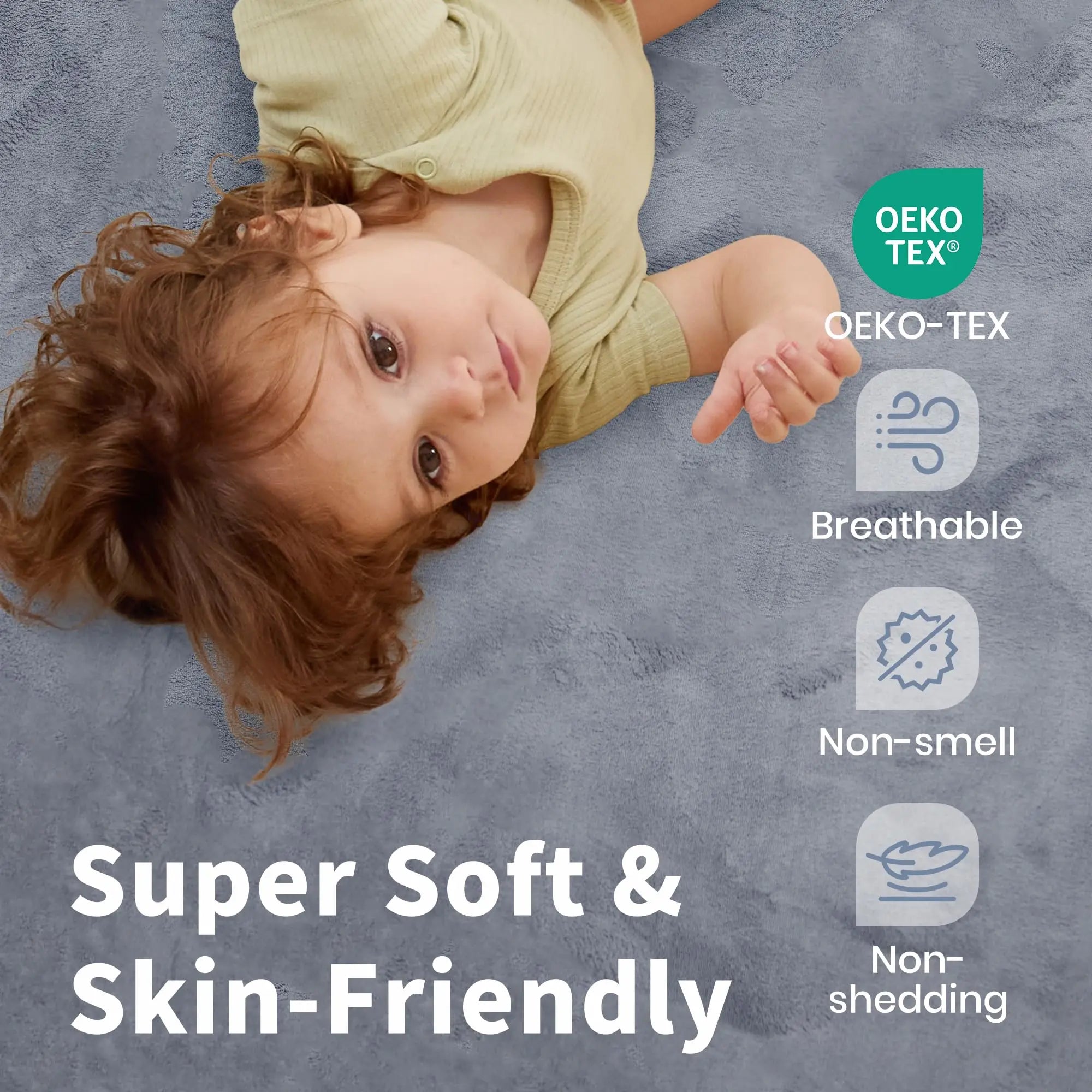 1.3“ Thick Memory Foam Playpen Mat