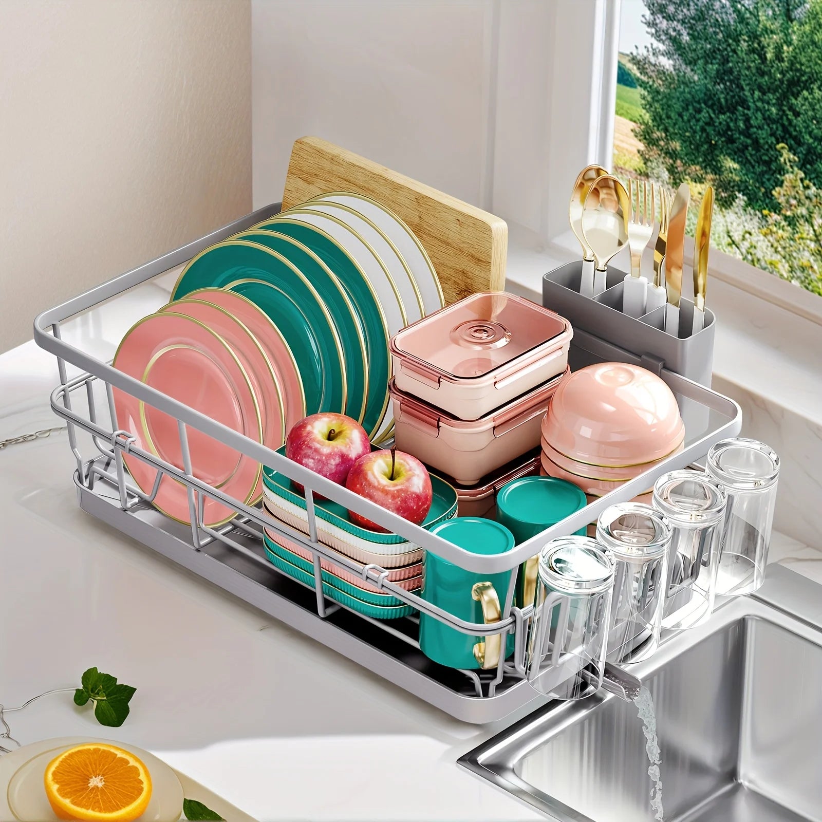 Large Metal Dish Rack