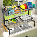 Extendable Over-Sink Dish Rack, Large