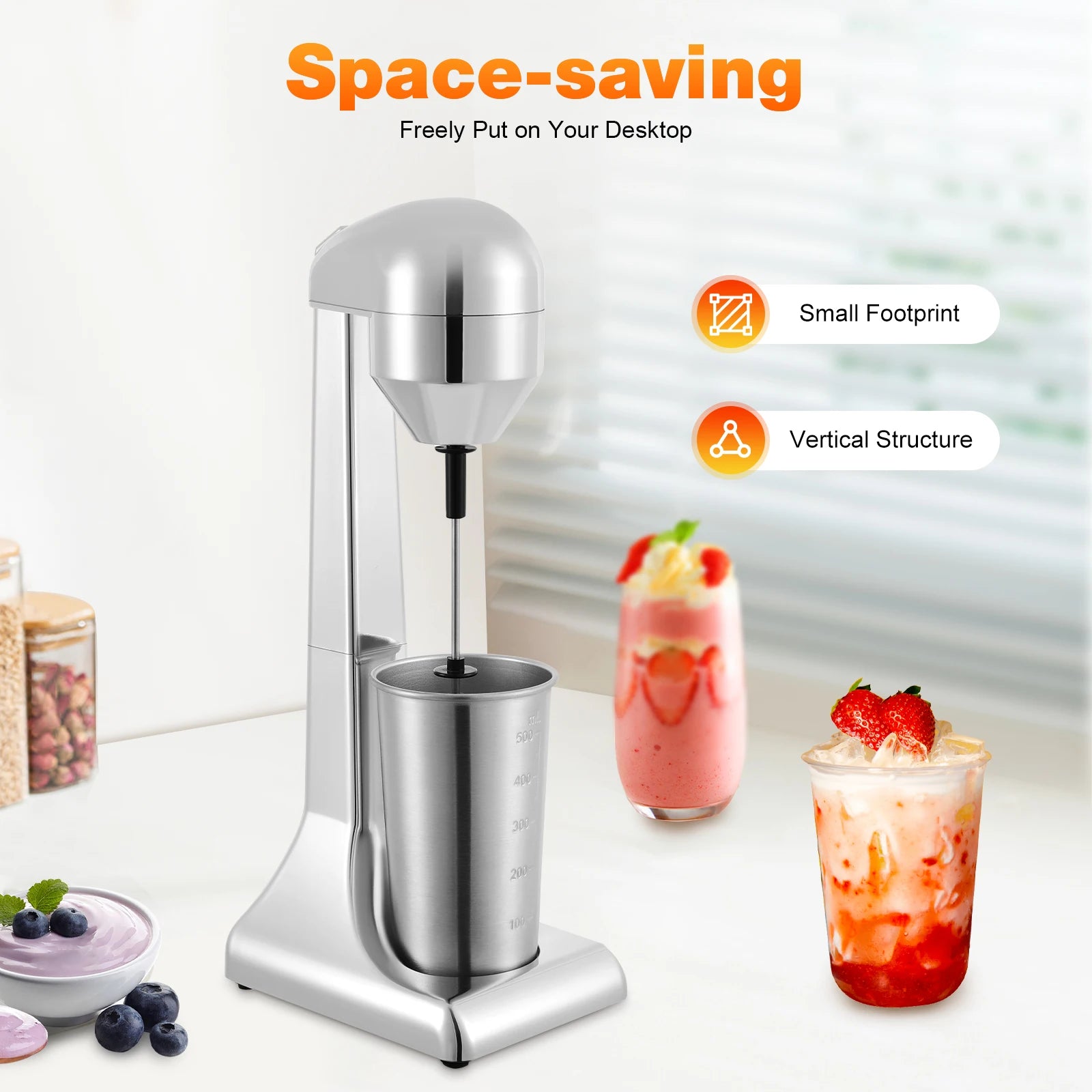 500ml Milkshake Maker for Smoothies/Protein Shakes