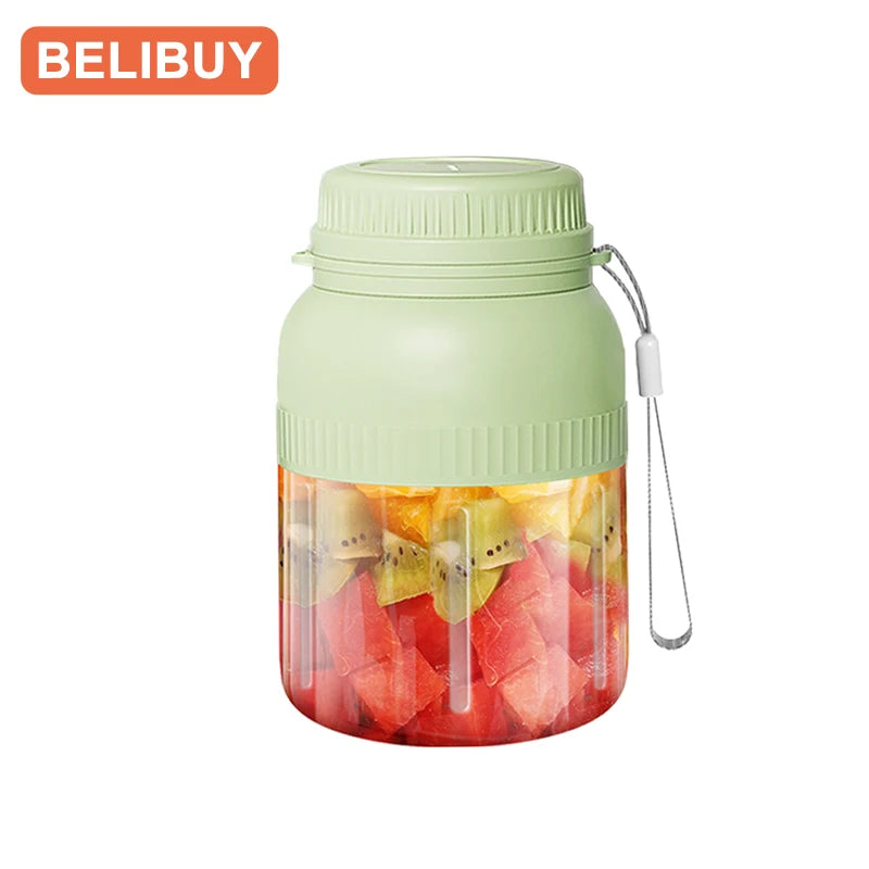 500/1300ML Electric Juicer Cup 6 Blades Blender