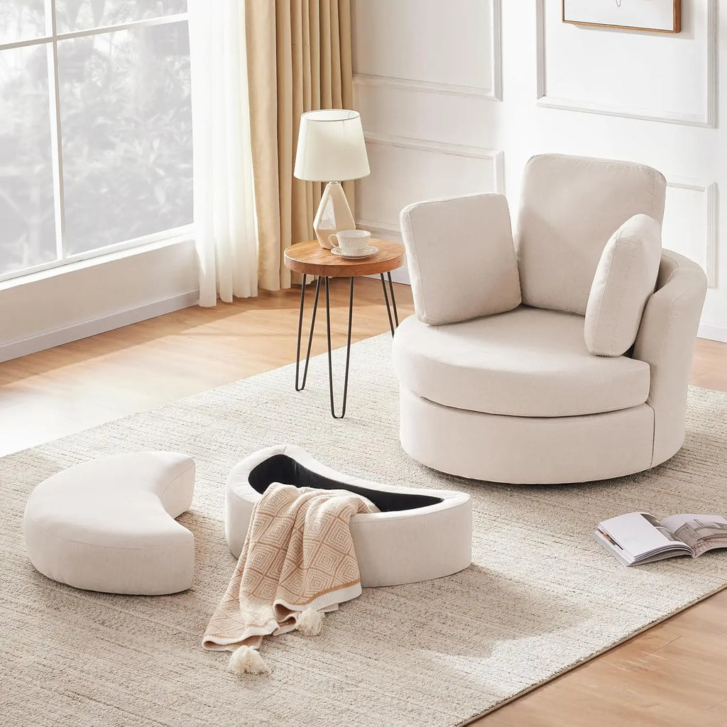 39' Swivel Accent Chair