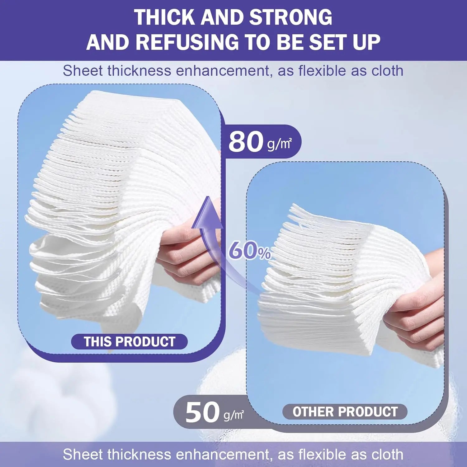 100-Count Disposable Face Towels