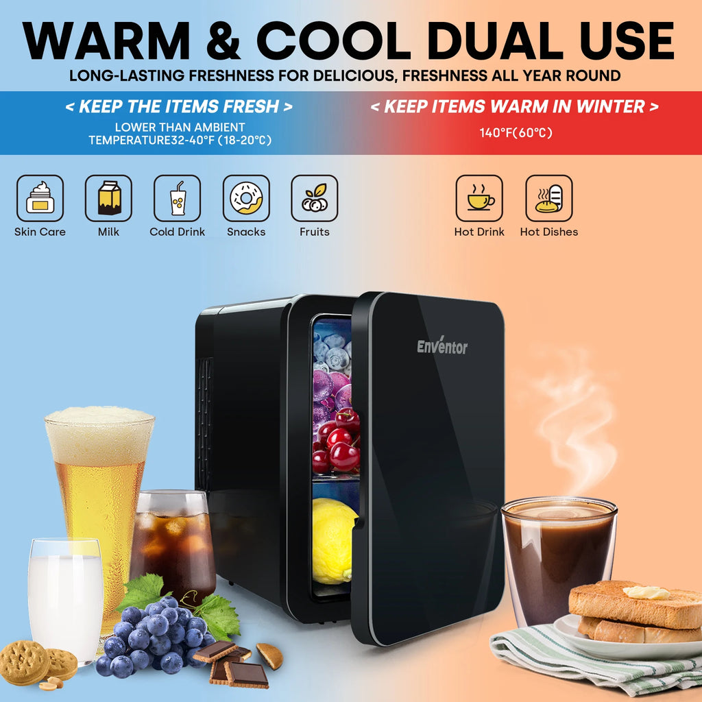 4L Mini Refrigerator Portable Car Skincare