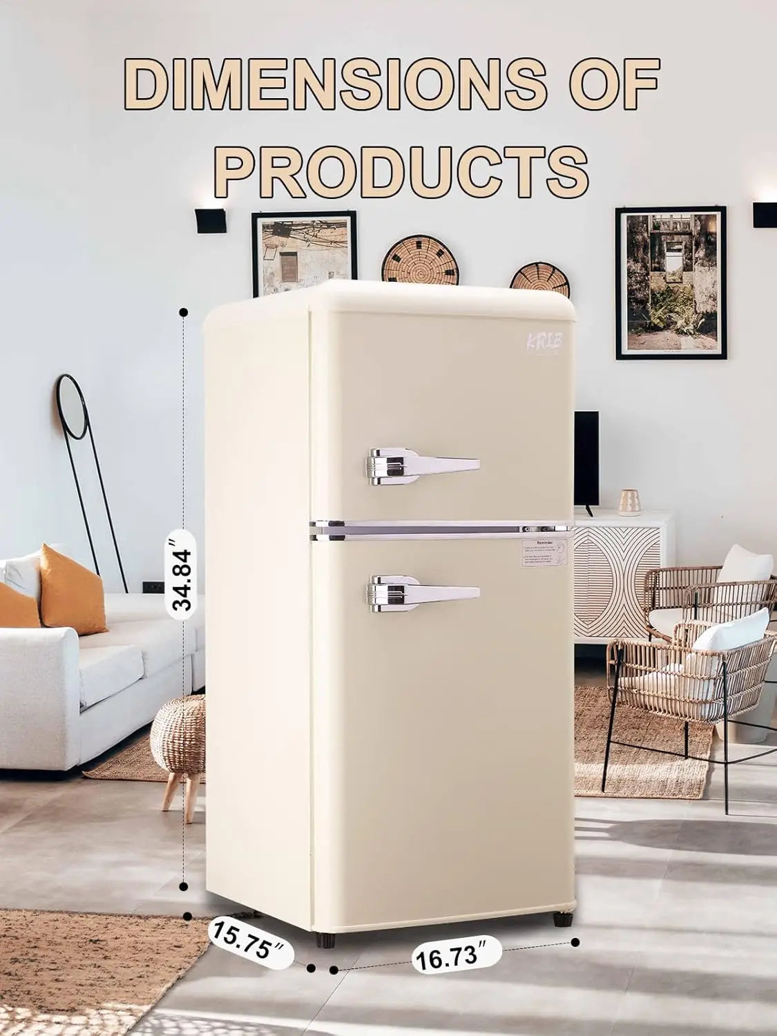 3.2 CF Compact Refrigerator/Freezer