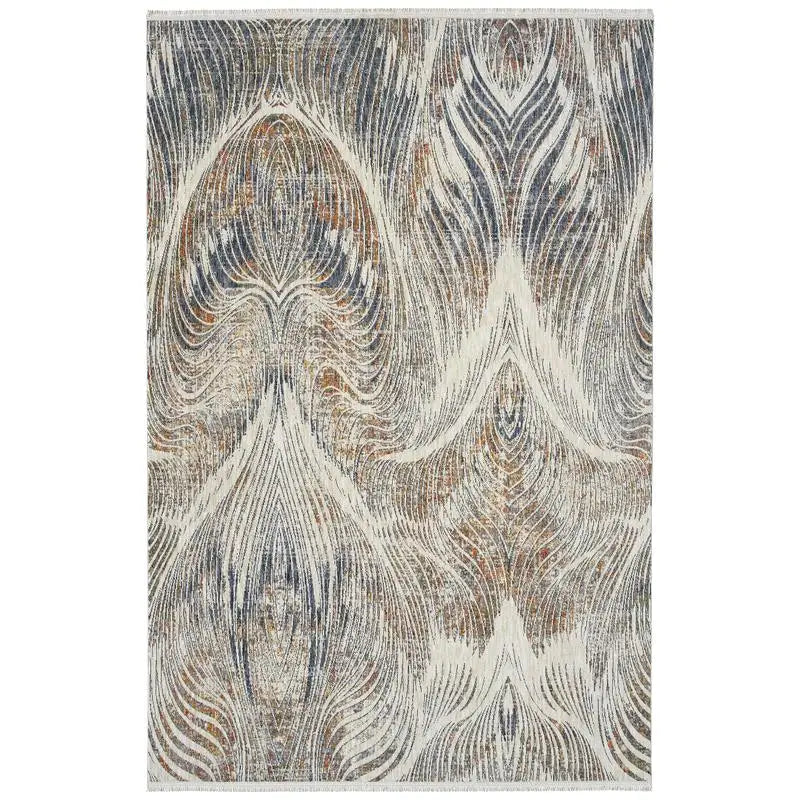 5'3"x7'3" Abstract Cut Pile