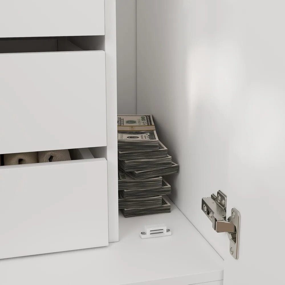 Armoire Wardrobe Closet w/Hidden Storage