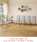6 Heavy-Duty Thick Cushion Iron Frame